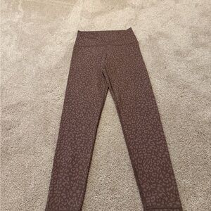 Aerie Brown Animal Print Leggings